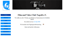 Tablet Screenshot of filmclub-nagold.de
